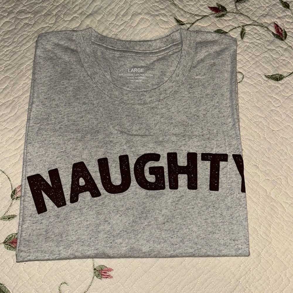 Naughty  😈 Short Sleeve Tee